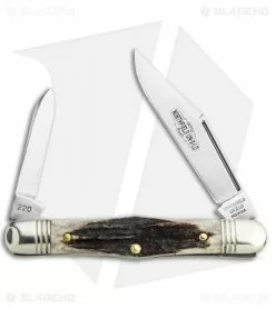 Great Eastern Cutlery GEC Northfield UN-X-LD Cutlery Conductor 3.25" Pocket Knife Sambar Stag