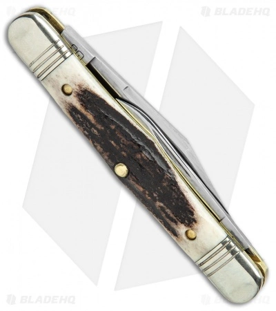 Great Eastern Cutlery GEC Northfield UN-X-LD Cutlery Conductor 3.25" Pocket Knife Sambar Stag - Image 3