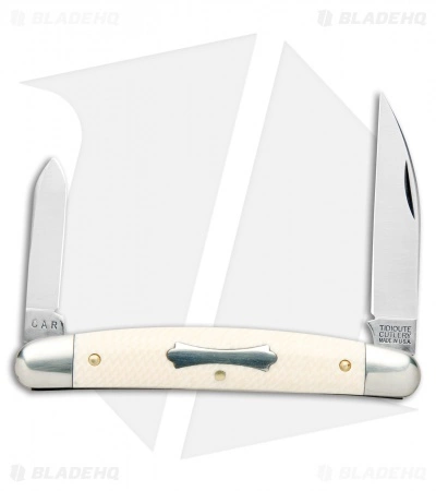 Great Eastern Cutlery GEC Tidioute Cutlery Easy Pocket Congress Knife 3.75" Unicorn Ivory Acrylic