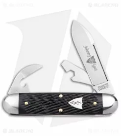 Great Eastern Cutlery GEC Tidioute Cutlery Johnny On The Spot Pocket Knife Black Texdel (2.65" Satin)