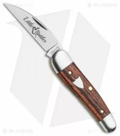 Great Eastern Cutlery GEC Tidioute Cutlery Little Rattler Pocket Knife Kingwood (2.00" Satin)