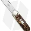 Great Eastern Cutlery GEC Tidioute Cutlery Toe Nail Clipper Knife India Jigged Bone (3" Satin)