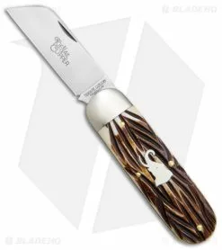 Great Eastern Cutlery GEC Tidioute Cutlery Toe Nail Clipper Knife India Jigged Bone (3" Satin)