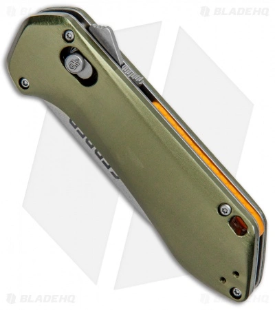 Gerber Highbrow Compact Spring Assisted Knife Green (2.8" Stonewash) - Image 2