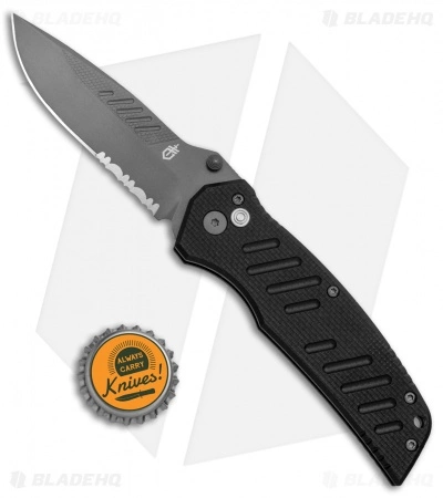 Gerber Swagger Assisted Opening Knife (3" Gray Serr) - Image 4