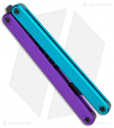 Glidr Arctic Butterfly Trainer Knife Blurple (4.25" Black) - Image 3
