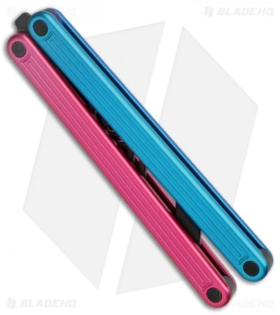 Glidr Arctic Series Butterfly Trainer Knife Cotton Candy (4.25" Black) - Image 2