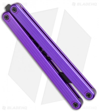 Glidr Arctic Butterfly Trainer Knife Dragon Purple (4.25" Black) - Image 3