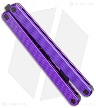 Glidr Arctic Butterfly Trainer Knife Dragon Purple (4.25" Black) - Image 2