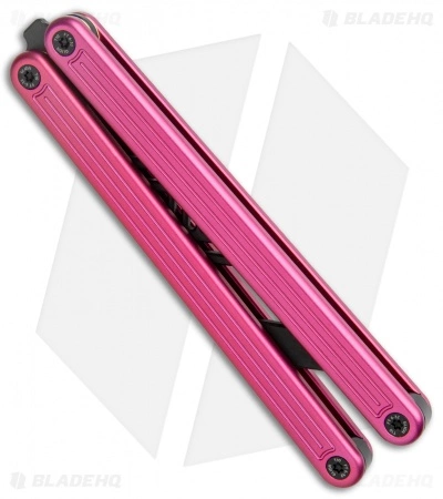 Glidr Arctic Butterfly Trainer Knife Flamingo Pink (4.25" Black) - Image 3