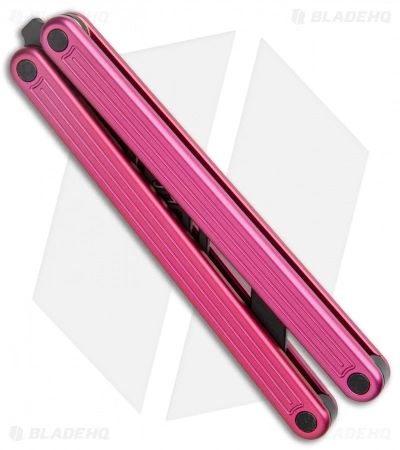 Glidr Arctic Butterfly Trainer Knife Flamingo Pink (4.25" Black) - Image 2