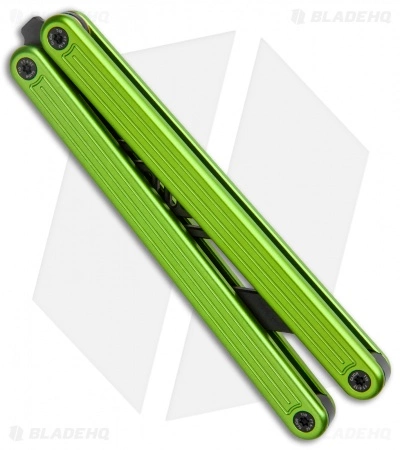 Glidr Arctic Butterfly Trainer Knife Lime Green (4.25" Black) - Image 3