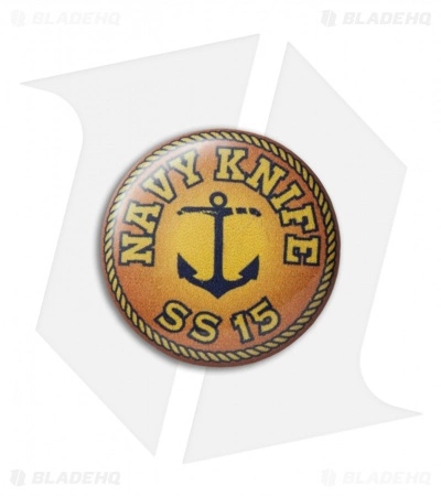 Great Eastern Cutlery GEC #15 Navy Pocket Knife 3.375" Natural Canvas Micarta 15S116 - Image 3