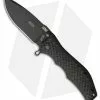 HTM Knives HTM Darrel Ralph Large Gun Hammer Spring Assisted Knife Black (3.8" Black)