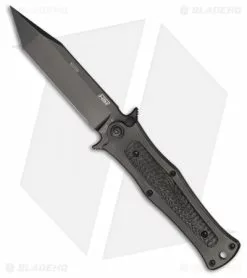 HTM Knives HTM Darrel Ralph Madd Maxx 4 Tanto Spring Assisted Knife Black (4" Black)