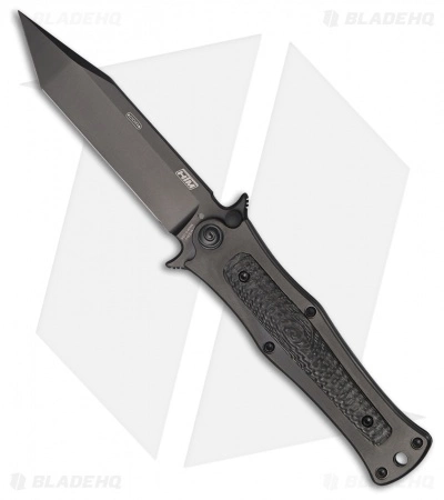 HTM Knives HTM Darrel Ralph Madd Maxx 4 Tanto Spring Assisted Knife Black (4" Black)