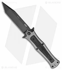HTM Knives HTM Darrel Ralph Madd Maxx 4 Tanto Spring Assisted Knife (4" Black)