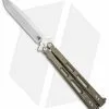 Hinderer Knives Nieves V2 Balisong Butterfly Knife Bronze Ti (4.6" Stonewash)