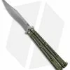 Hom Design Basilisk-R Balisong Knife Standard Issue Green G-10 (4.625" BB)
