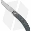 Jack Wolf Knives Javelina Jack Knife Fat Carbon CC Brittany Blue (2.83" Satin)