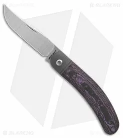 Jack Wolf Knives Javelina Jack Knife Fat Carbon Purple Haze (2.83" Satin)