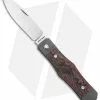 Jack Wolf Knives Vampire Jack Slip Joint Knife Fat Carbon Lava Flow (3" Satin)