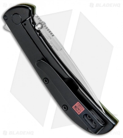 Kershaw Al Mar AM-3 Assisted Opening Knife Green G-10 (3" Satin) 2335GRN - Image 3