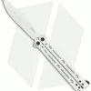 Kershaw Stormtrooper White Lucha Balisong Butterfly Knife (4.5" White) Blade HQ