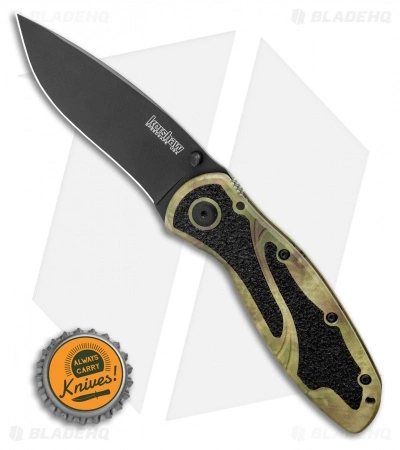 Kershaw Blur Assisted Opening Knife Camo (3.375" Black) 1670CAMO - Image 4