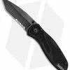 Kershaw Blur Tanto Assisted Opening Knife Black (3.375" BlackWash Serr)