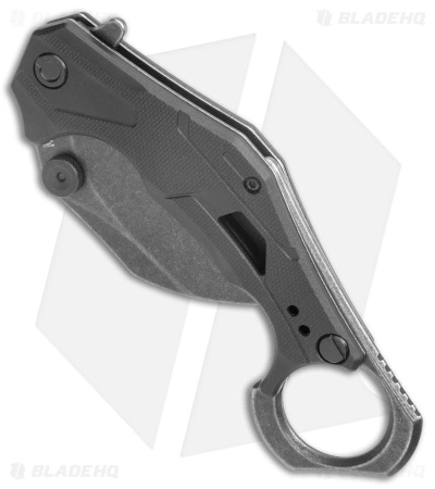 Kershaw Outlier Assisted Karambit Knife Black GRN (2.5" Black Stonewash) 2064 - Image 2