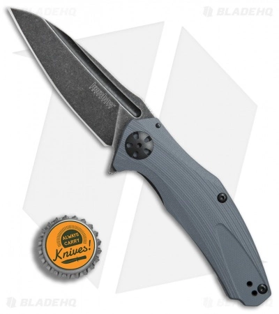Kershaw Natrix A/O Knife Gray G-10 (3.25" BlackWash) 7007GRYBW - Image 4