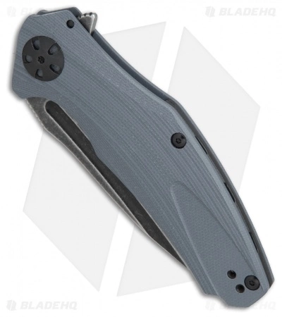 Kershaw Natrix A/O Knife Gray G-10 (3.25" BlackWash) 7007GRYBW - Image 3