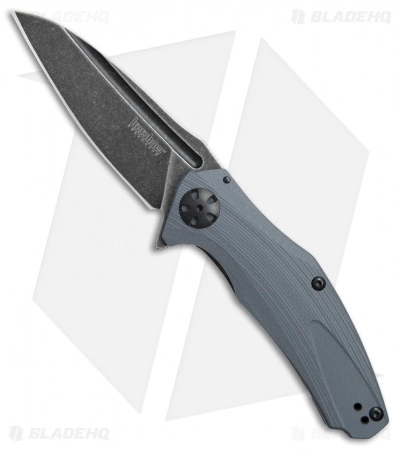 Kershaw Natrix A/O Knife Gray G-10 (3.25" BlackWash) 7007GRYBW