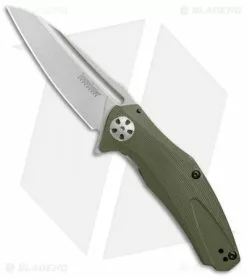 Kershaw Natrix A/O Sub-Frame Lock Knife OD Green G-10 (3.25" Stonewash) 7007OL