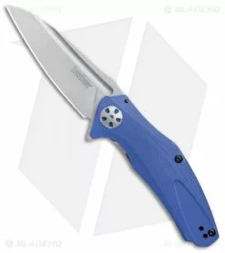 Kershaw Natrix A/O Sub-Frame Lock Knife Blue G-10 (3.25" Stonewash) 7007BLU