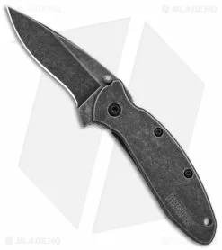 Kershaw Scallion Assisted Opening Knife Blackwash (2.25" Black) 1620FLBW