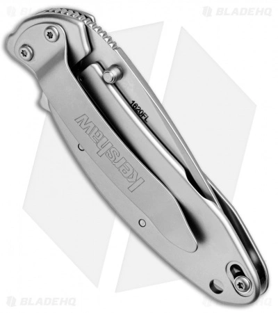 Kershaw Scallion Frame Lock Assisted Opening Knife (2.25" Bead Blast) 1620FL - Image 3