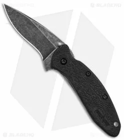 Kershaw Scallion Assisted Opening Knife Black (2.25" Blackwash)