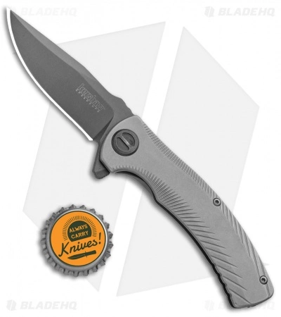 Kershaw Seguin Assisted Opening Frame Lock Knife Gray (3.1" Gray) 3490 - Image 4