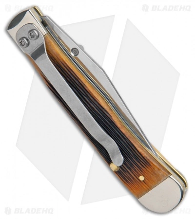 Case Cutlery Kickstart® Antique TrapperLock A/O Knife Antique Bone (6154AC SS) - Image 3