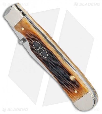 Case Cutlery Kickstart® Antique TrapperLock A/O Knife Antique Bone (6154AC SS) - Image 2