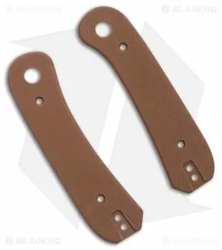KNAFS Lander Knife Scales Brown G-10
