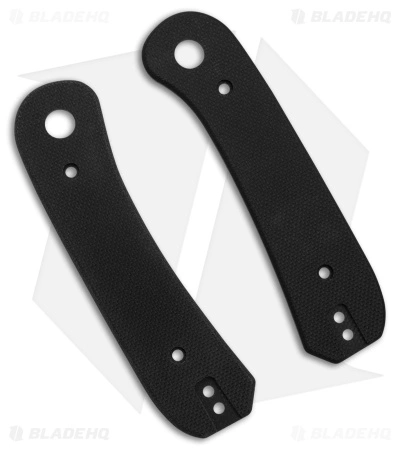 KNAFS Lander Knife Scales Black G-10