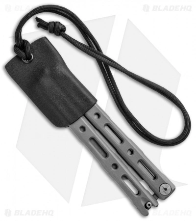 Linos Kydex Sheath For Benchmade 87 Balisong Series Knife W/ Neck Cord - Image 2