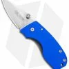 Linton Cutlery L-92027 Liner Lock Knife Blue (2.9" Satin) L-92027.233