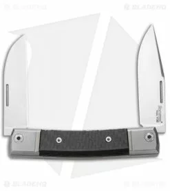 LionSteel BestMan 2-Bladed Traditional Knife Carbon Fiber (2.88" Satin)