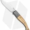 LionSteel Gitano Traditional Slip Joint Knife Olive Wood/Ti (3.25" Satin)
