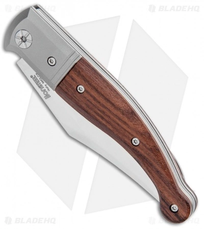 LionSteel Gitano Traditional Slip Joint Knife Santos Wood/Ti (3.25" Satin) - Image 2