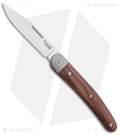 LionSteel Jack Slip Joint Knife One Function Santos Wood (3" Satin M390)